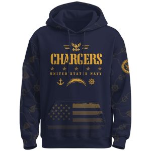 2025 Chargers Pearl Harbor Remembrance Day Hoodie1