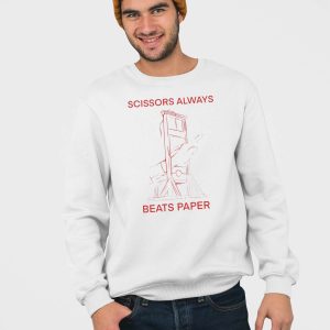 Scissors Always Beats Paper Shirt 4