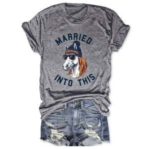 Married Into This Denver Football Tee2