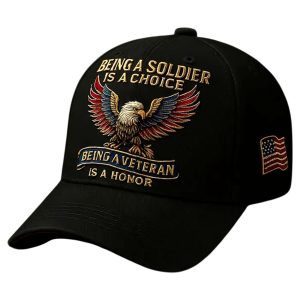 Being A Soldier Being A Veteran Commemorative Cap1