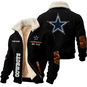 Personalized Cowboys Est 1960 Winter Fleece Jacket3