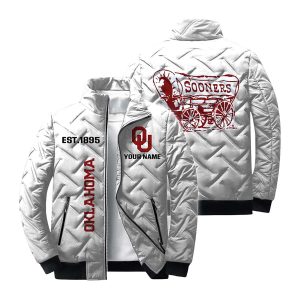 Personalized Sooners Est 1895 Winter Warm Quilted Jacket2
