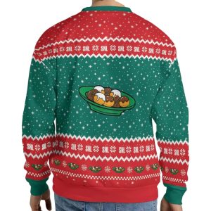 Schweddy Balls Snl Holiday Ugly Christmas Sweater3