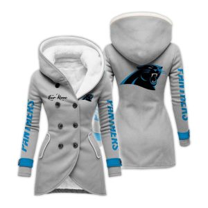 Personalized Panthers Long Hooded Fleece Jacket4