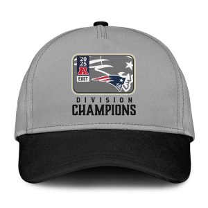Patriots 2025 Afc East Division Champions Quarter Zip Hoodie1