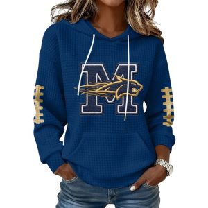 Bobcat Football Bozeman Waffle Hoodie