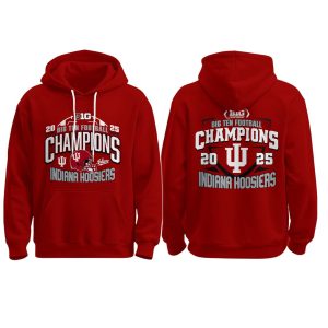 IU 2025 Big Ten Football Conference Champions Hoodie