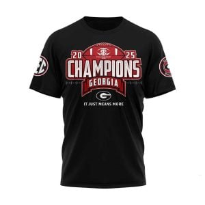 Bulldogs 2025 SEC Conference Champions Shirt1