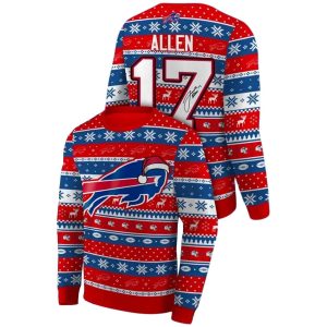 2025 Josh Allen Bills Signature Ugly Sweater