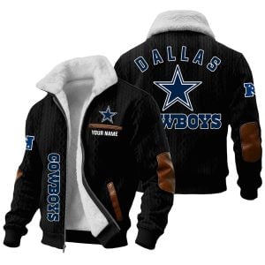 Personalized Cowboys Winter Fleece Western Jacket4