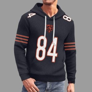Bears Colston Loveland 84 Waffle Hoodie1