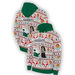 Michigan State Tom Izzo Naughty List Hoodie