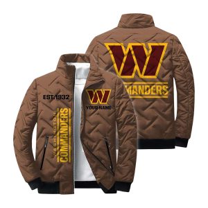 Personalized Commanders Est 1932 Winter Warm Quilted Jacket1