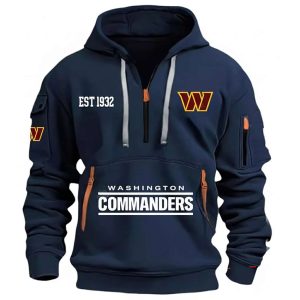 Commanders Est 1932 HOODIE HALF ZIPPER2