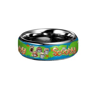 Scooby Doo x Christmas Silver Tungsten Rings Gift For Fans1
