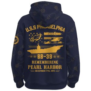 2025 Eagles Pearl Harbor Remembrance Day Hoodie2