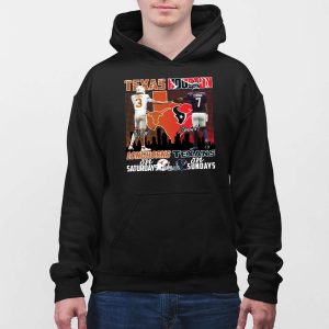 Longhorns Texans On Saturday Sunday Sport Team T Shirt 4