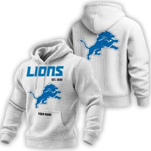 Personalized Lions Est 1930 Waffle Fashion Hoodie3