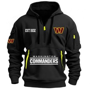 Commanders Est 1932 HOODIE HALF ZIPPER3