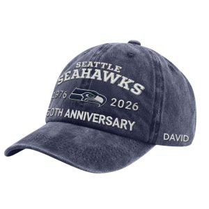 Seahawks 50th Anniversary Casual Hat 2 Seahawks 50th Anniversary Casual Hat2