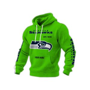 Seahawks Est 1946 Personalized Waffle Hoodie2