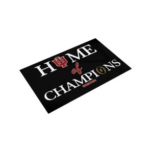 2026 Customized IU Hoosiers Home Of Champions Doormat1