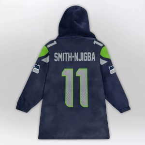 Jaxon Smith Njigba 11 Seahawks SB LX Blanket Hoodie2