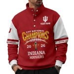 2026 IU Football CFP National Champions Western Style Sweater With Buckles