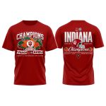 2026 Indiana Football CFP Peach Bowl Champions Shirt