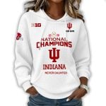2026 Indiana University CFP National Champions Waffle Hoodie