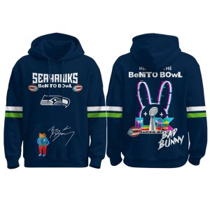 2026 Seahawks Bad Bunny Here For The Benito Bowl Hoodie