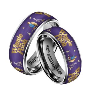 Winnie The Pooh 100th Anniversary Tungsten Ring
