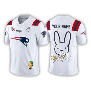 Patriots Bad Bunny Super Bowl LX Football Jersey1