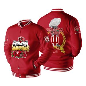 2026 Indiana Rose Bowl Champions Baseball Jacket