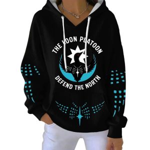 Womens The Loon Platoon Rebel Alliance Abolish Ice Hoodie1