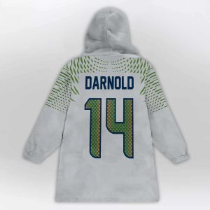 Sam Darnold 14 Seahawks SB LX Rivalries Blanket Hoodie 2 Sam Darnold 14 Seahawks SB LX Rivalries Blanket Hoodie2