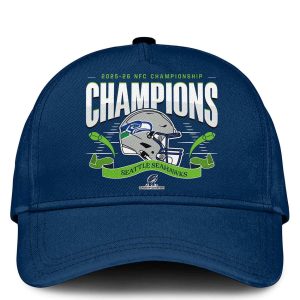 Seahawks 2025 NFC Champions Hoodie4