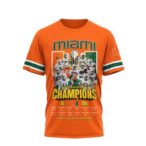Miami CFP National Champions 2026 Shirt