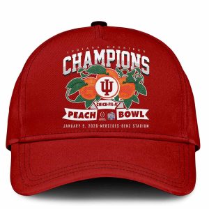 2026 IU Football CFP Peach Bowl Champions Hoodie4
