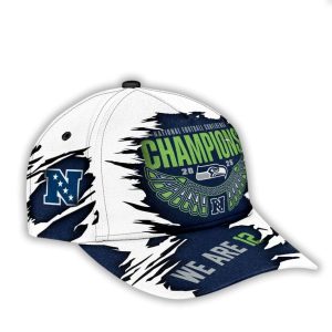 Seahawks 2025 NFC Champions We Are 12 Classic Cap1
