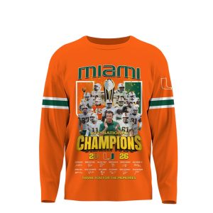 2026 Miami Hurricanes CFP National Champions Hoodie1