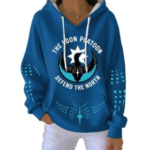 Womens The Loon Platoon Rebel Alliance Abolish Ice Hoodie