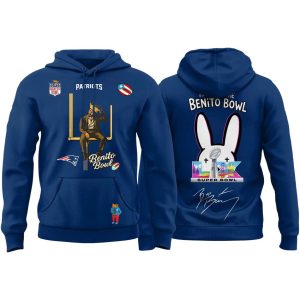 Patriots Bad Bunny Benito Bowl 2026 Hoodie