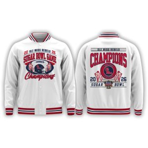Ole Miss 2026 Allstate Sugar Bowl Champions Bomber Jacket2