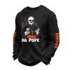 Bears Da Pope Waffle Long Sleeve T-Shirt