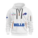 Bills SBowl 2026 Hoodie Half Zipper