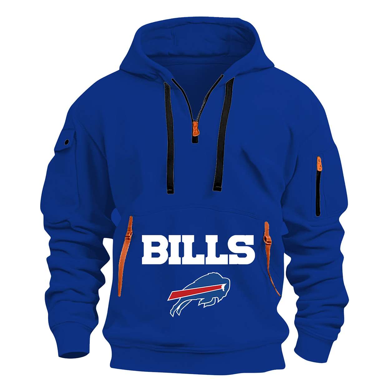 Bills Thank You Coach McDermott Quarter Zip Hoodie Bills Thank You Coach McDermott Quarter Zip Hoodie