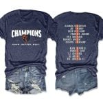 Chicago 2025 NFC North Champions Two-Sided Tee