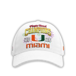 Miami Hurricanes Fiesta Bowl Champions 2026 Cap3