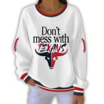 Don't Mess With Texans Pit Striped Sweatshirt